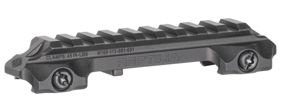 Reptilia RMU Mount 9-Slot Black Mil-Spec 1913 Picatinny Optic Riser Mount