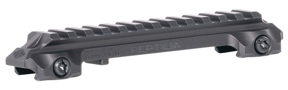Reptilia RMU Mount 12-Slot Black Mil-Spec 1913 Picatinny Optic Riser Mount