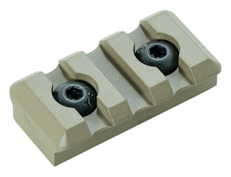Timber Creek Outdoors AR-Platform M-LOK 3 Slot Picatinny Rail Flat Dark Earth Aluminum