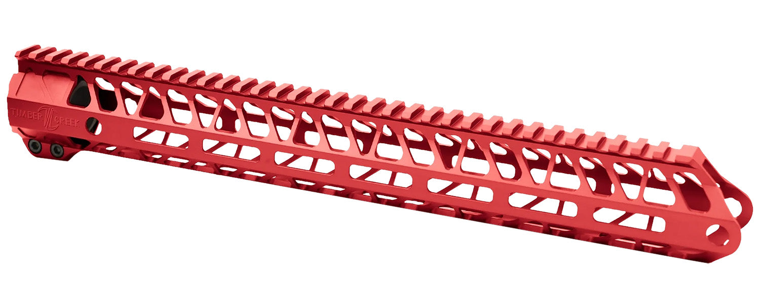 Timber Creek Outdoors ME13HGR 13" Enforcer Aluminum AR-15 Handguard Red