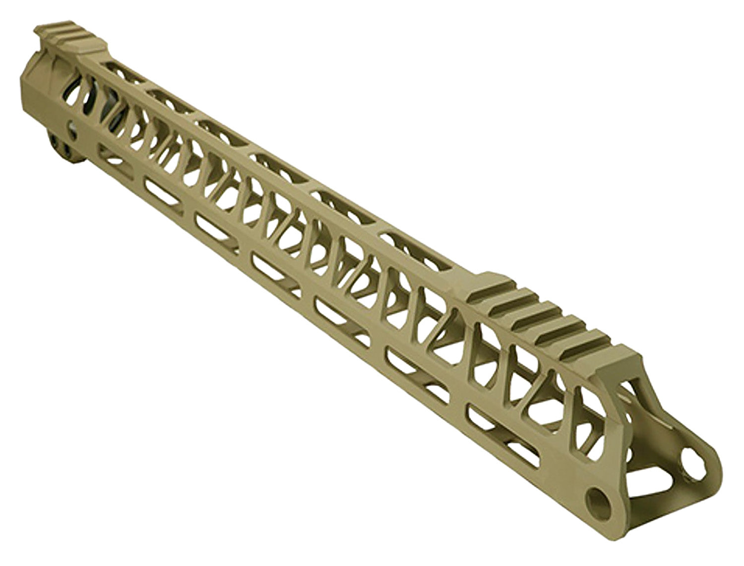 Timber Creek Outdoors ULE15HGFDE 15" Ultralight Enforcer FDE Aluminum Handguard AR-15