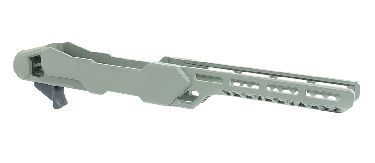 Timber Creek Outdoors ERC1022OD OD Green Aluminum Enforcer Chassis for Ruger 10/22 MSR Buffer Compatible