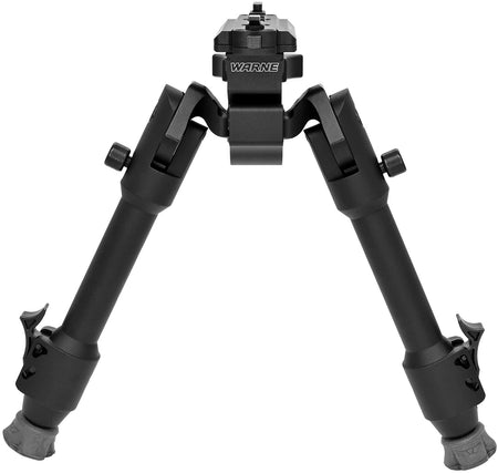 Warne 7904M Folding Skyline Precision Bipod Black Aluminum and Steel