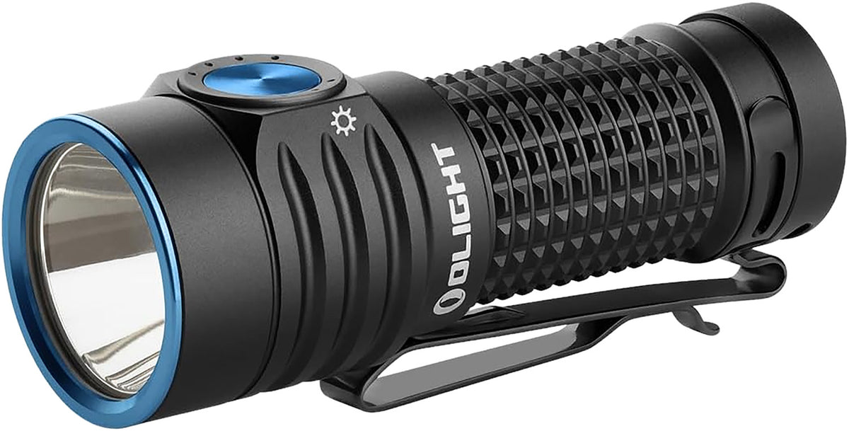 Olight Baton Turbo Black 1,000 Lumens White Light LED Compact Flashlight 510 Meters