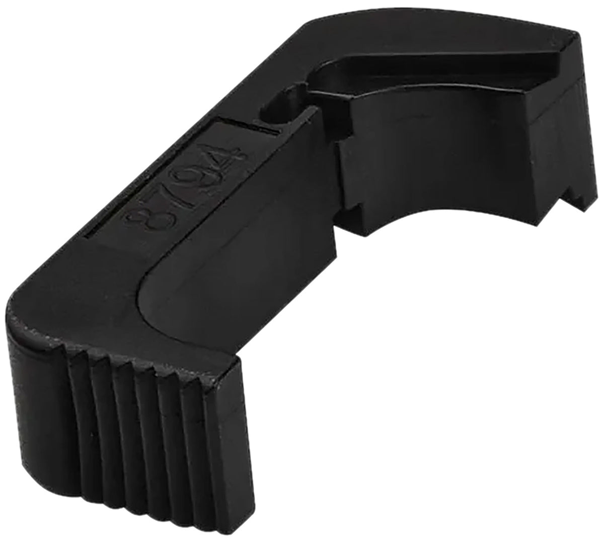 Glock 50962 Reversible Mag Catch Fits Glock 36/36FGR/42/43X/48 Black Polymer