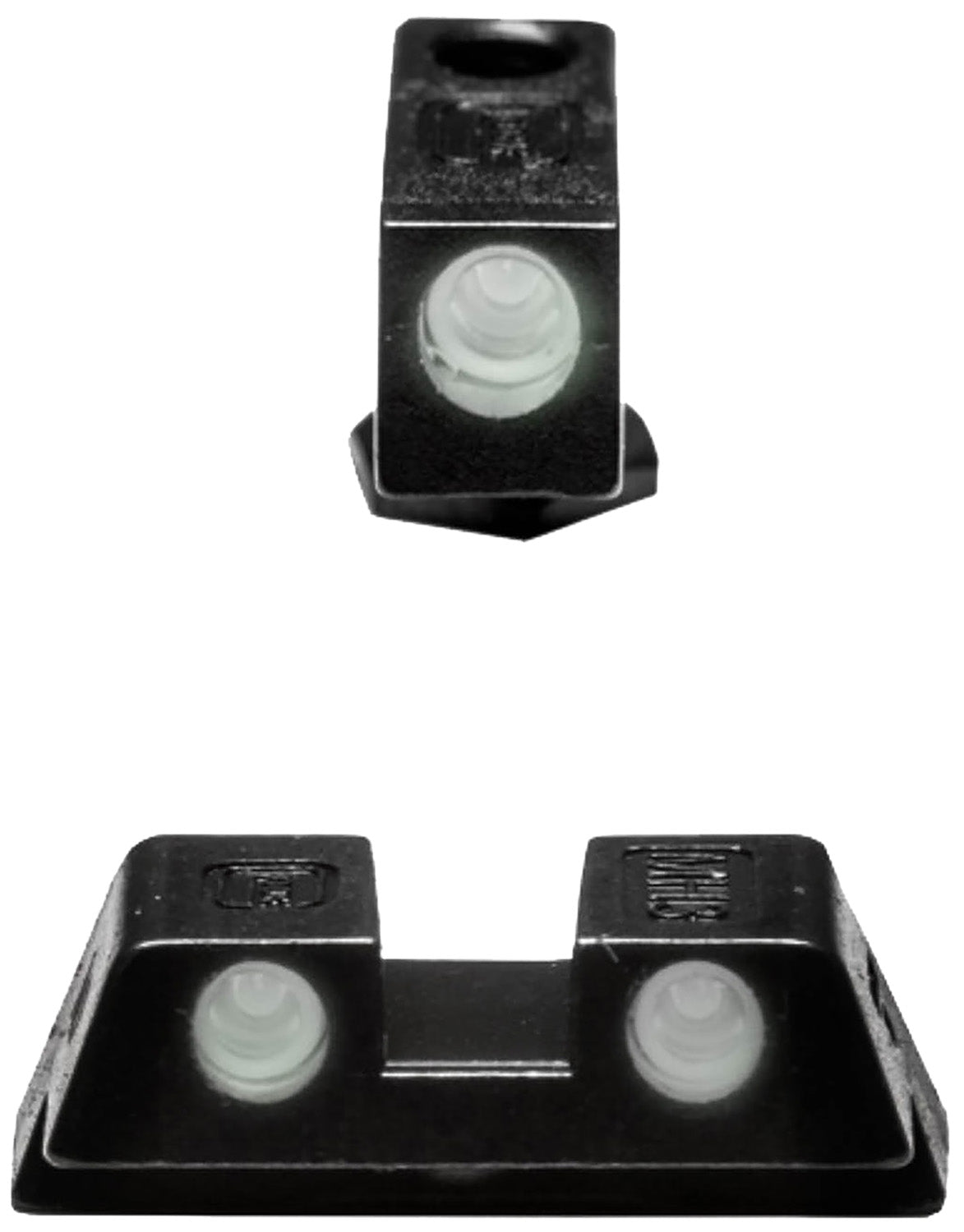 Glock 39929 Green Night Sight Set Black Frame for Standard Glock Models
