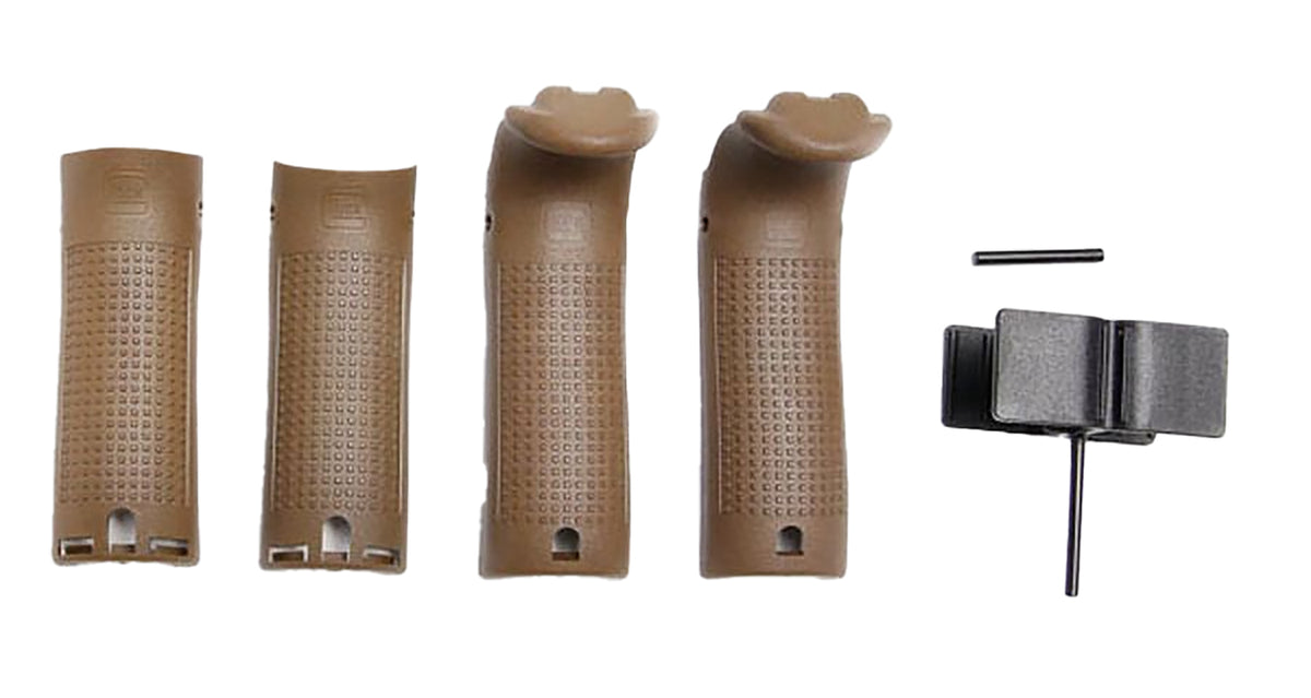Glock OEM Backstrap/Beavertail Set in Dark Earth Polymer, Model 30870