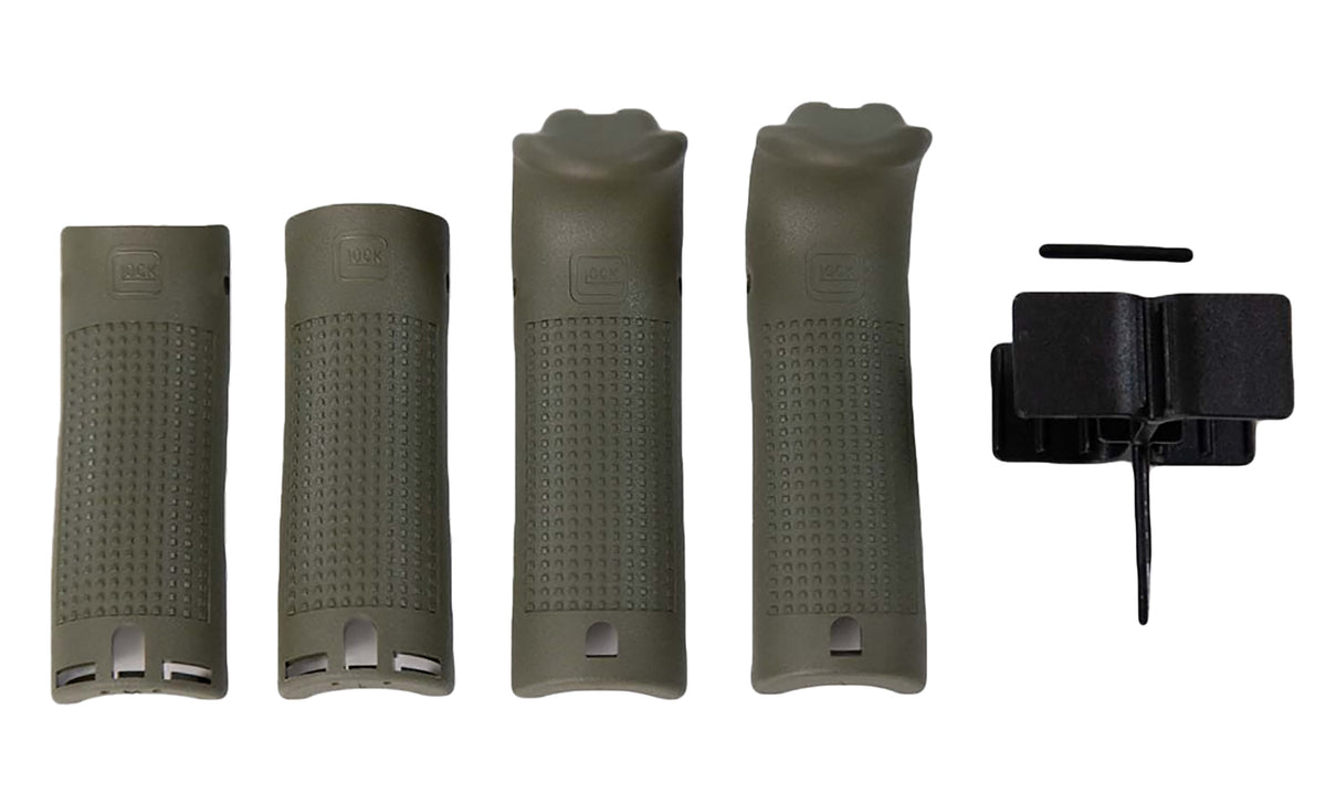 Glock OEM Backstrap/Beavertail Set in Battlefield Green Polymer, Model 39842