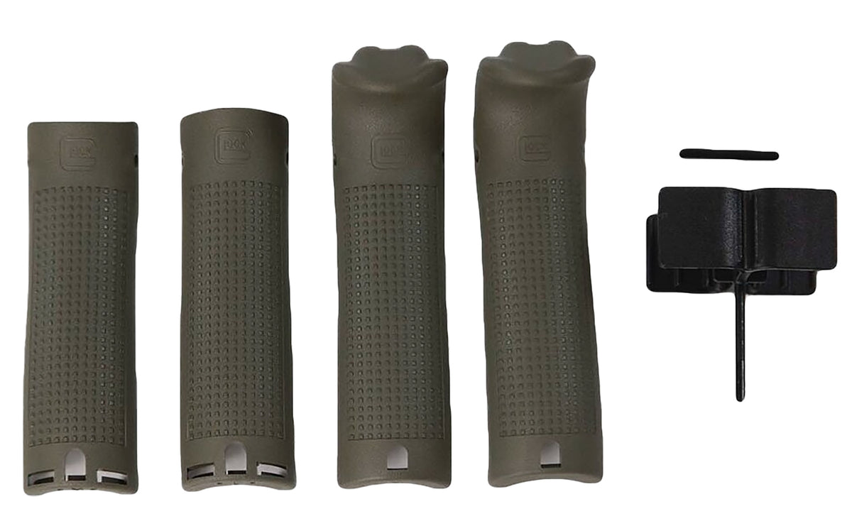 Glock OEM Backstrap/Beavertail Set in Battlefield Green Polymer, Model 39843