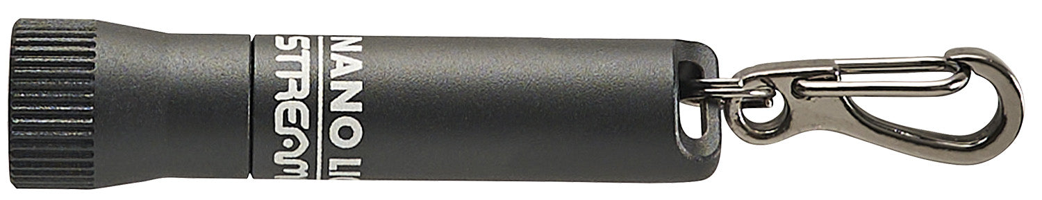 Streamlight 73020 Nano Light Mini Keychain LED Flashlight Black 20 Lumens 22m Range