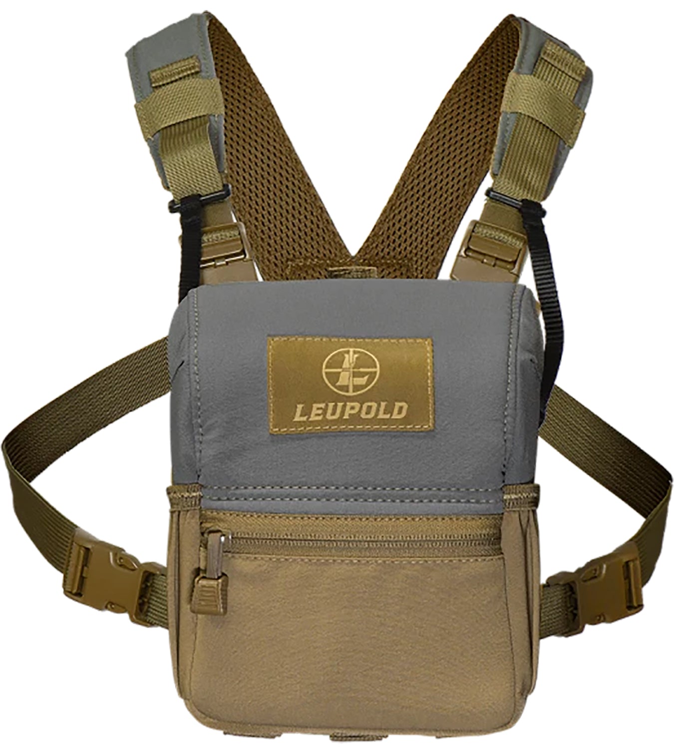 Leupold 185628 Magnetic Enclosed Binocular Carry Harness Tan/Gray