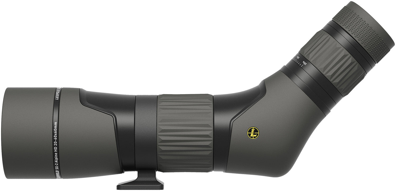 Leupold 185683 SX-2 Alpine HD 20-60x 60mm Angled Spotting Scope Black