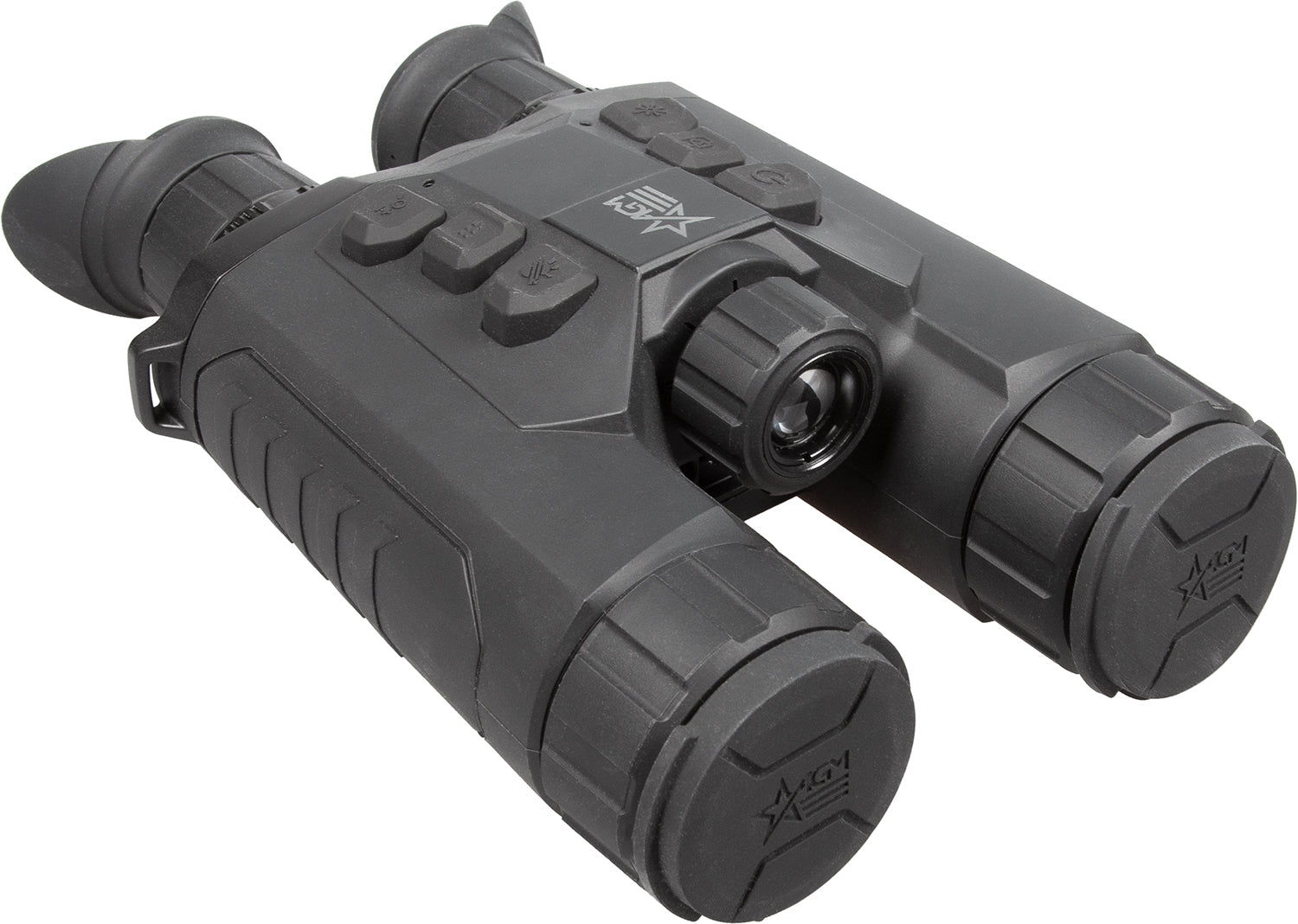 AGM Global Vision OBSE25-256-LRF ObservIR Thermal and Night Vision Binocular with LRF 1x-4x Black