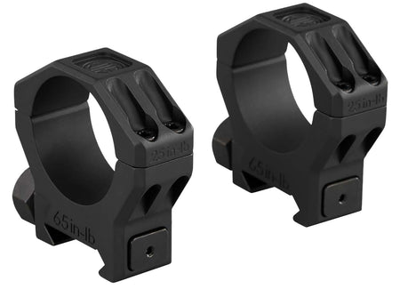Sig Sauer SOA63001 Alpha 6 Scope Rings 30mm Low Mount Black Stainless Steel