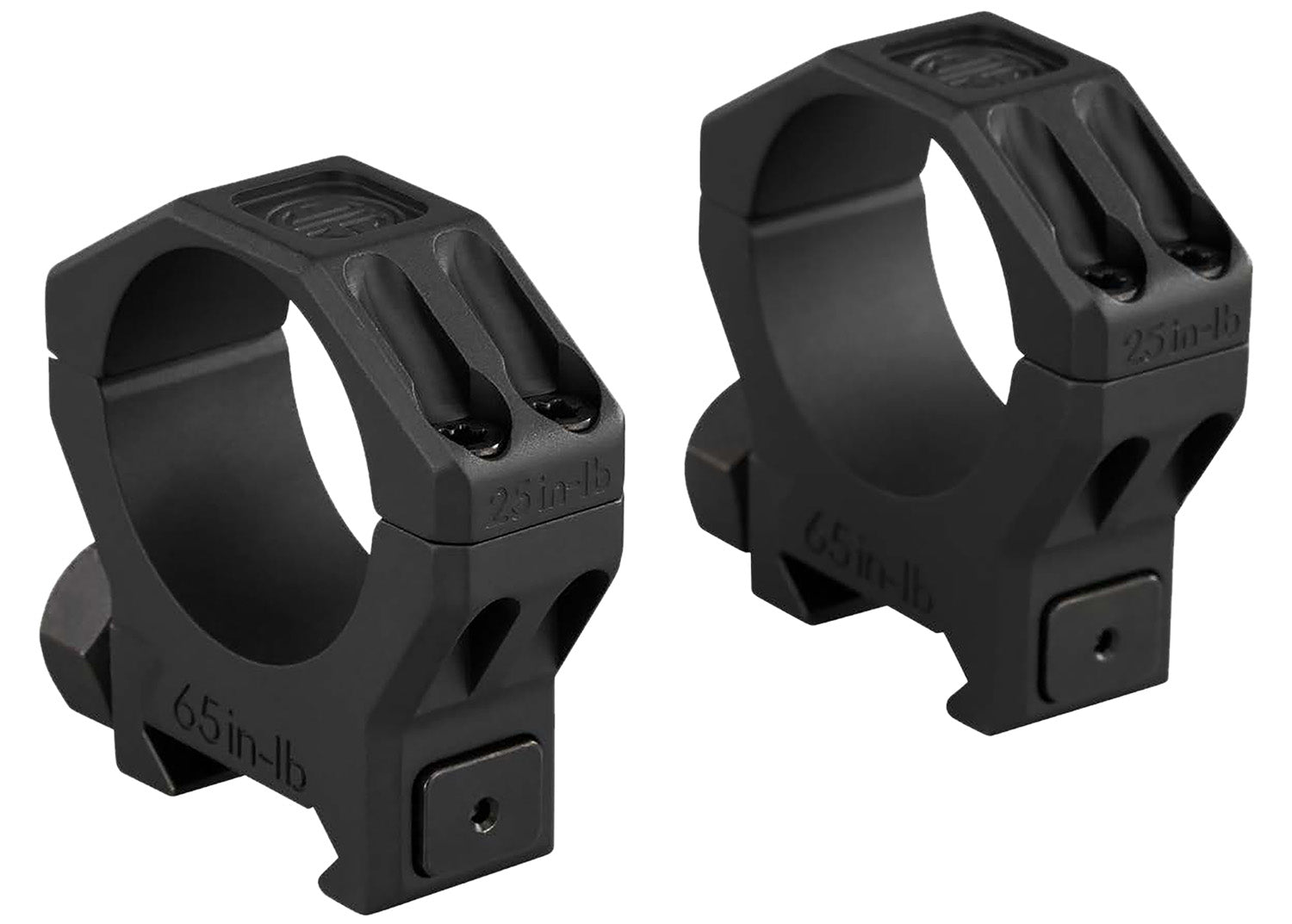 Sig Sauer SOA63002 Alpha 6 Scope Rings 30mm Medium Mount Black Stainless Steel
