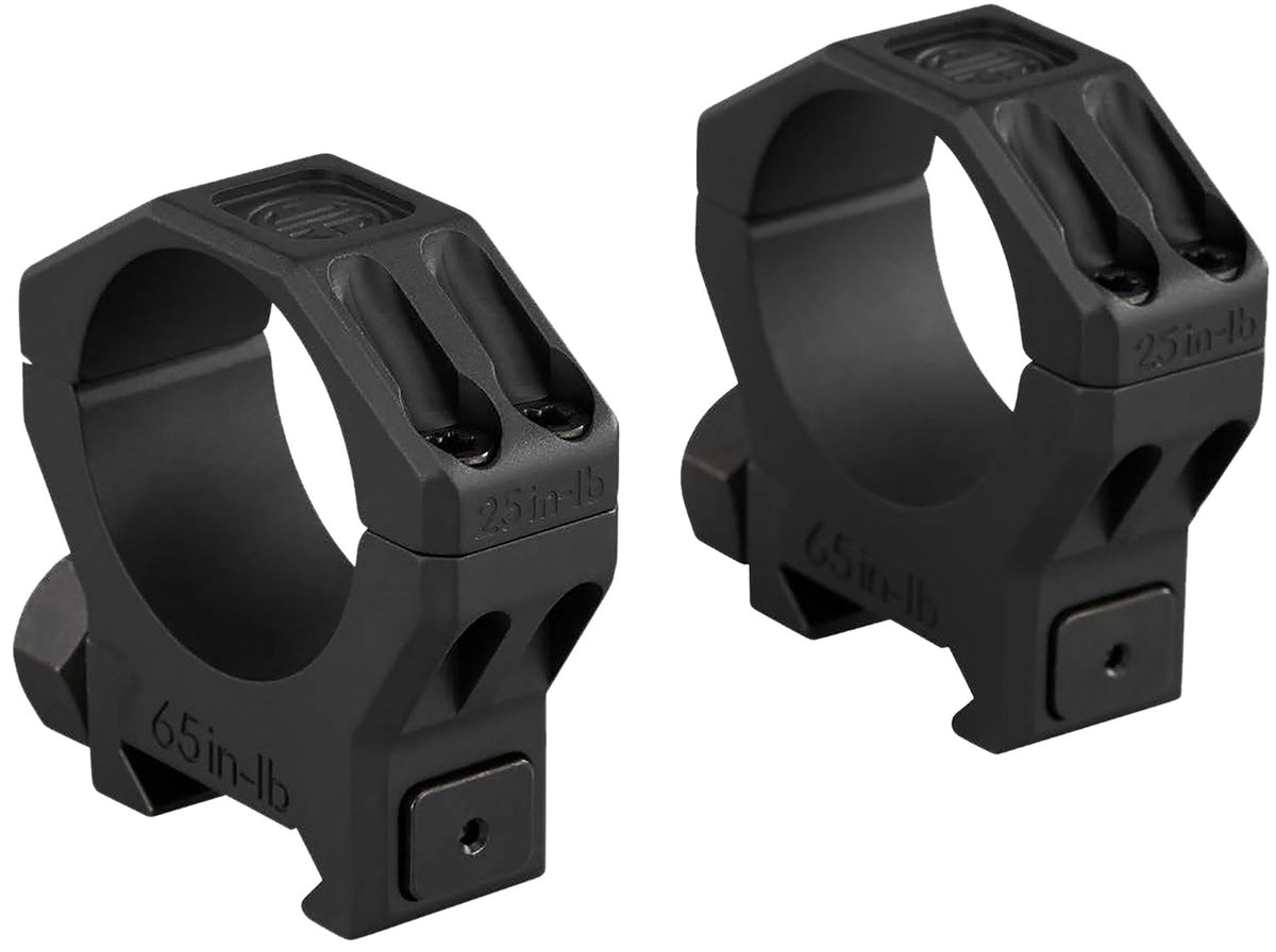 Sig Sauer SOA63003 Alpha 6 Scope Rings 30mm High Mount Black Stainless Steel