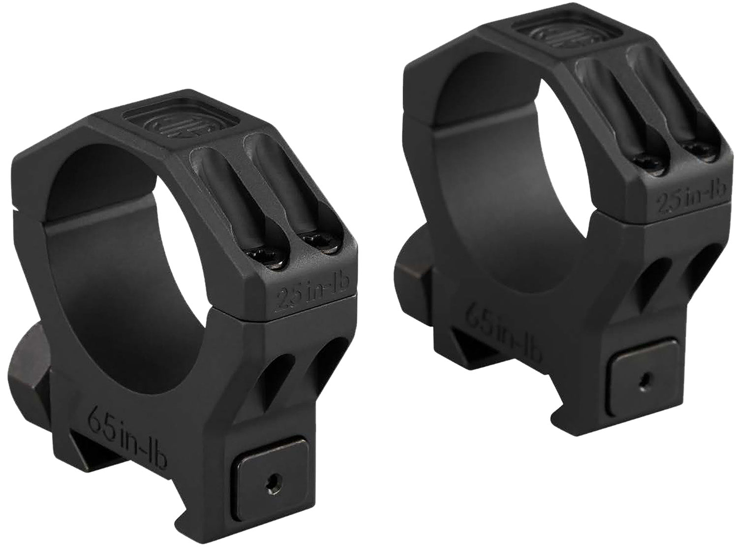Sig Sauer SOA63003 Alpha 6 Scope Rings 30mm High Mount Black Stainless Steel