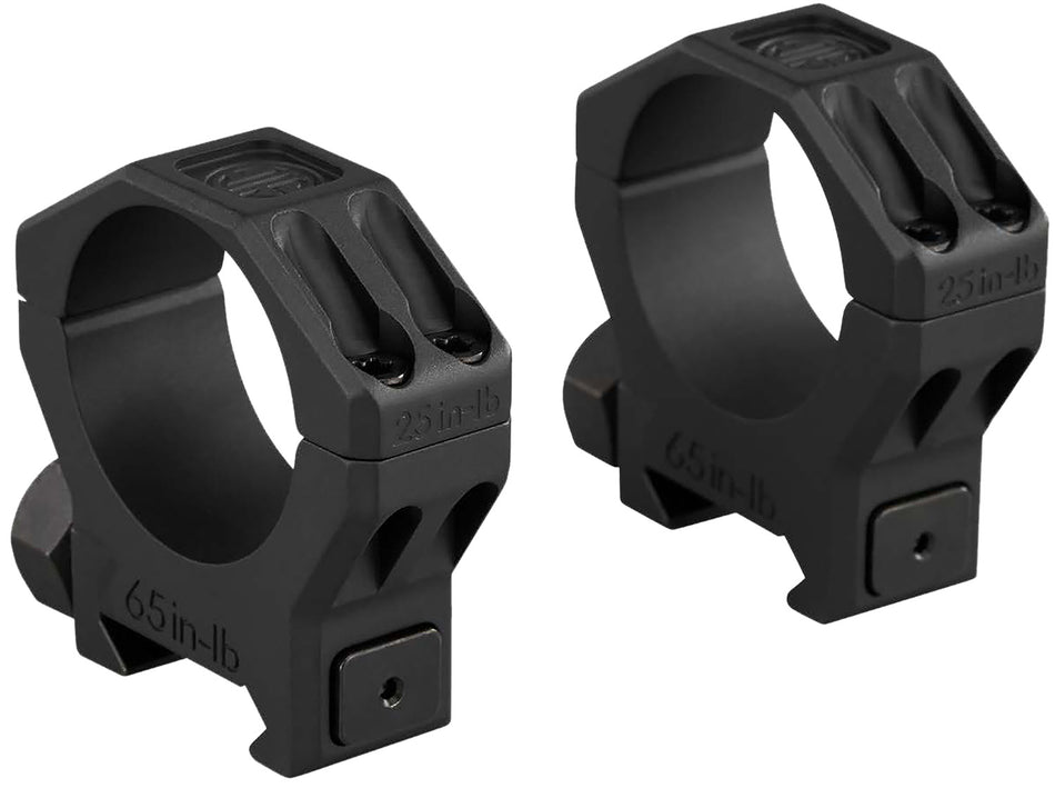 Sig Sauer SOA63003 Alpha 6 Scope Rings 30mm High Mount Black Stainless Steel
