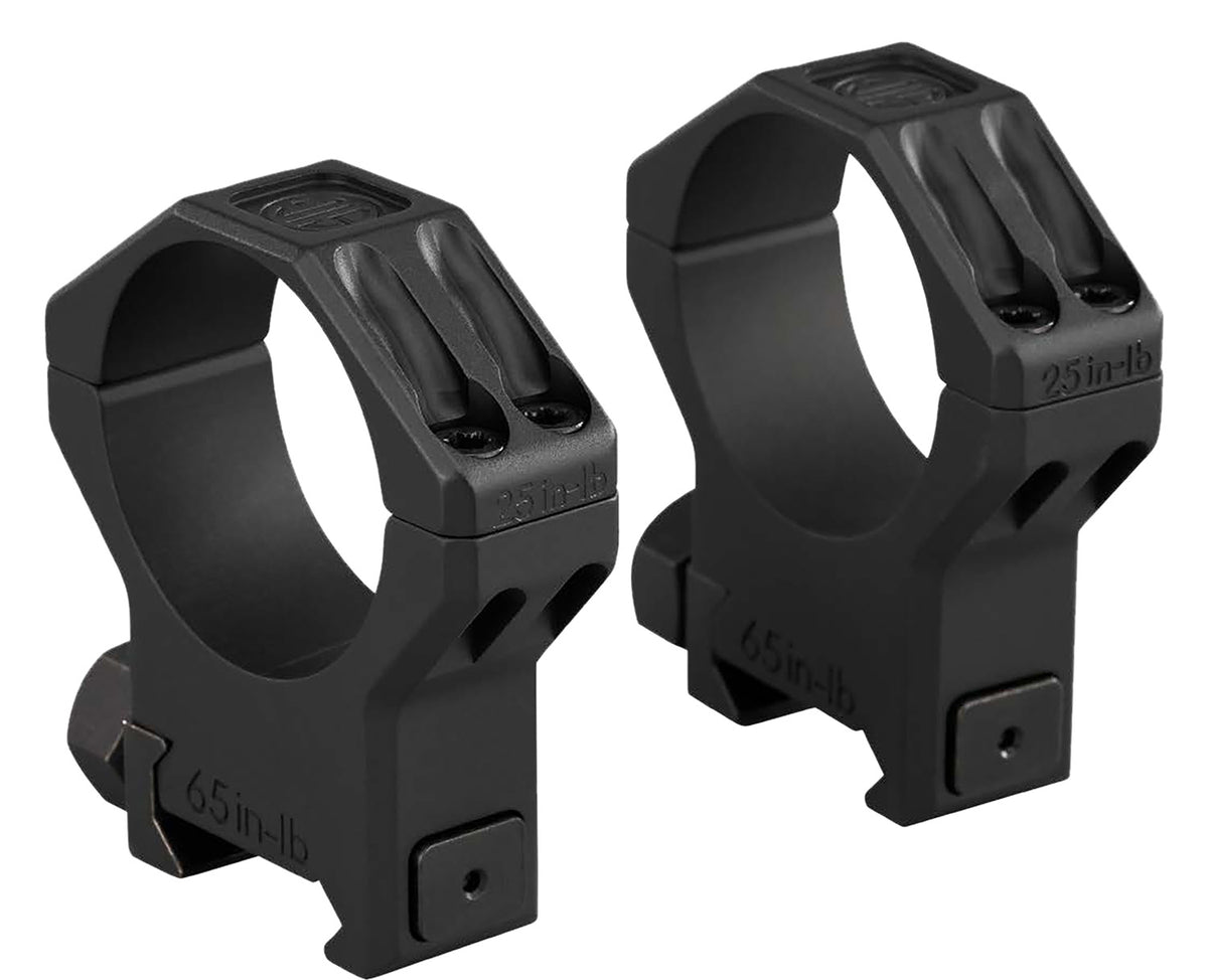 Sig Sauer SOA64003 Alpha 6 Scope Rings 34mm High Mount Black Stainless Steel