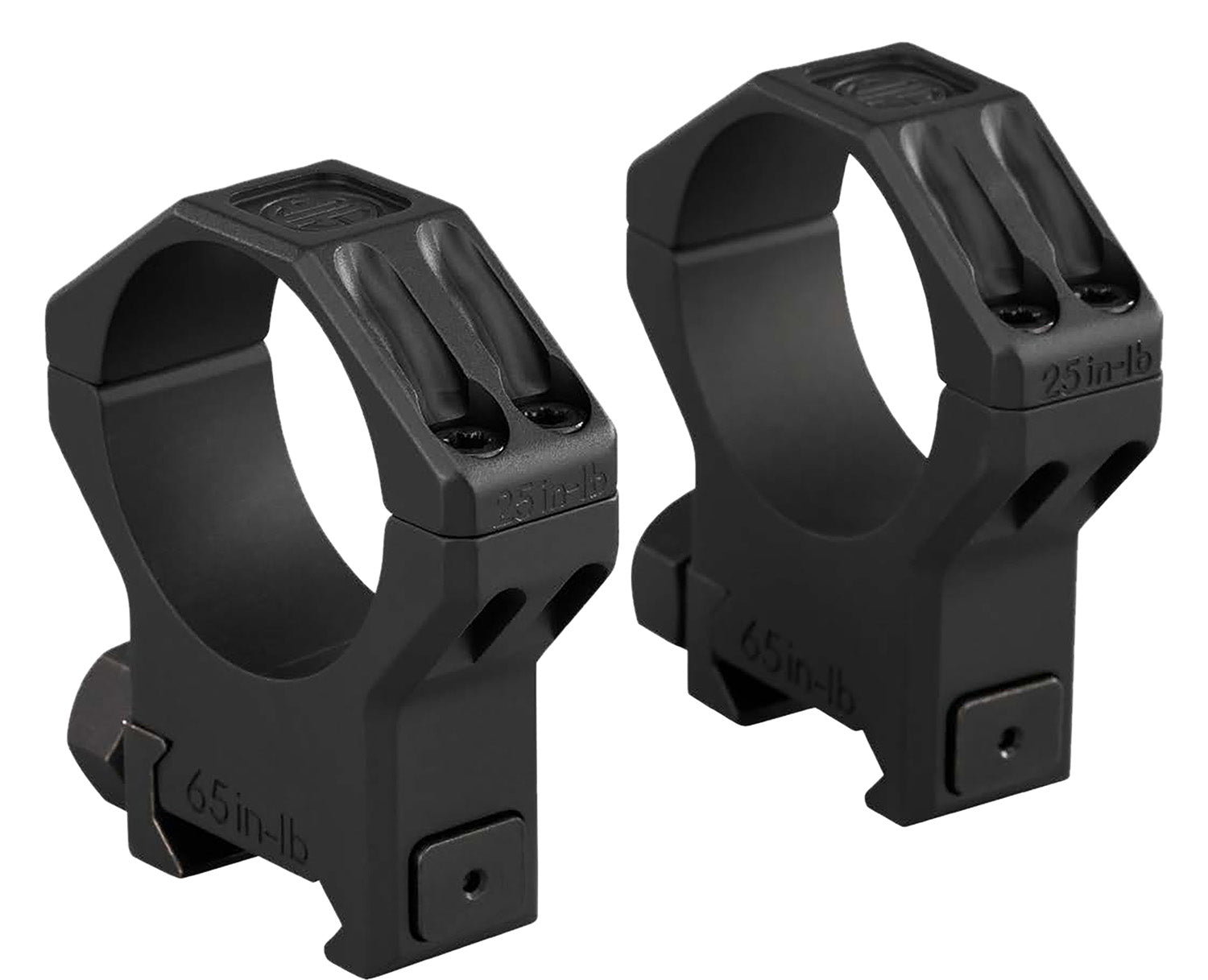 Sig Sauer SOA64003 Alpha 6 Scope Rings 34mm High Mount Black Stainless Steel