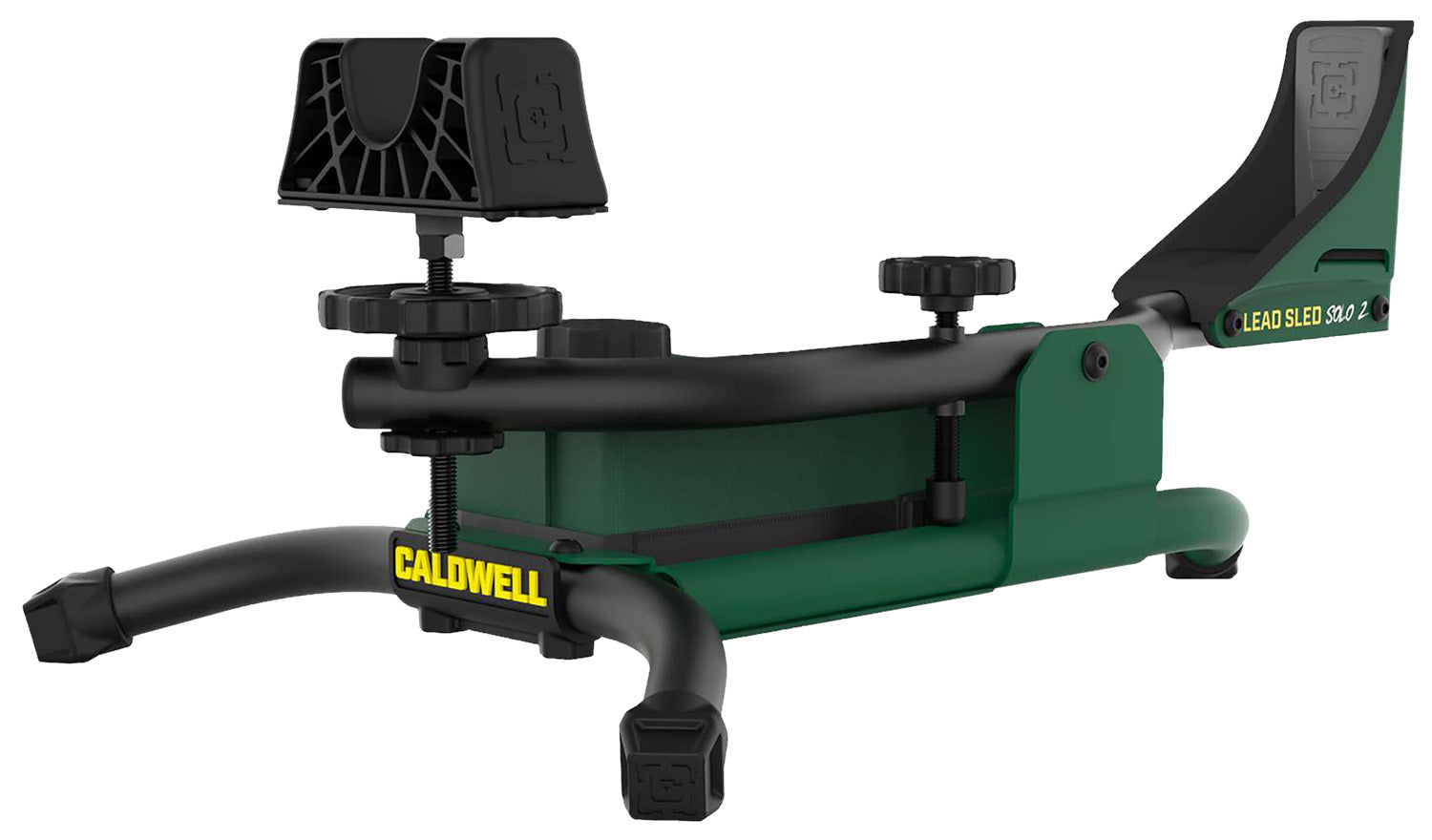 Caldwell 1232952 Lead Sled Solo 2 Recoil-Reducing Rest Rifle/Shotgun Black and Green