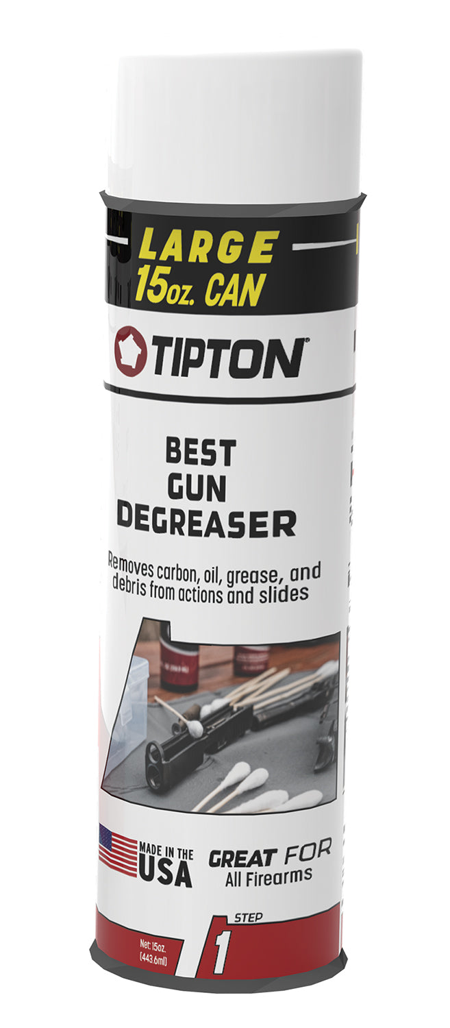 Tipton Best Gun Degreaser 15oz Spray Bottle for Firearm Cleaning