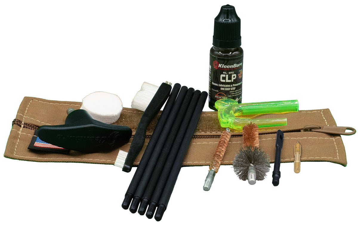 KleenBore KBMLE5.56 Compact Tactical 5.56 Rifle Military/LE Cleaning Kit