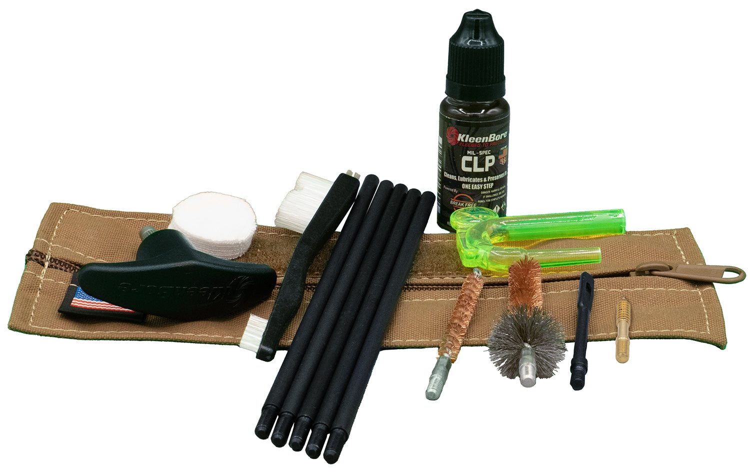 KleenBore KBMLE5.56 Compact Tactical 5.56 Rifle Military/LE Cleaning Kit