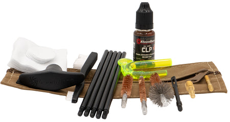 KleenBore KBMLE5.569 Compact Tactical 5.56/9mm Military/LE Rifle Cleaning Kit
