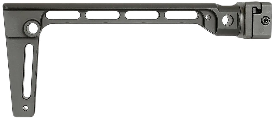 Midwest Industries MIARMSF Side Folding AR Stock Black 6061 Aluminum 5 QD Sling Points