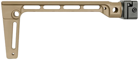 Midwest Industries MIARMSFFDE Side Folding Arm Brace Stock Flat Dark Earth Aluminum with QD Attachments