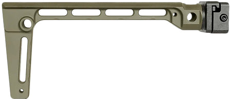 Midwest Industries MIARMSFODG Side Folding Arm Brace Stock OD Green Aluminum with QD Attachments