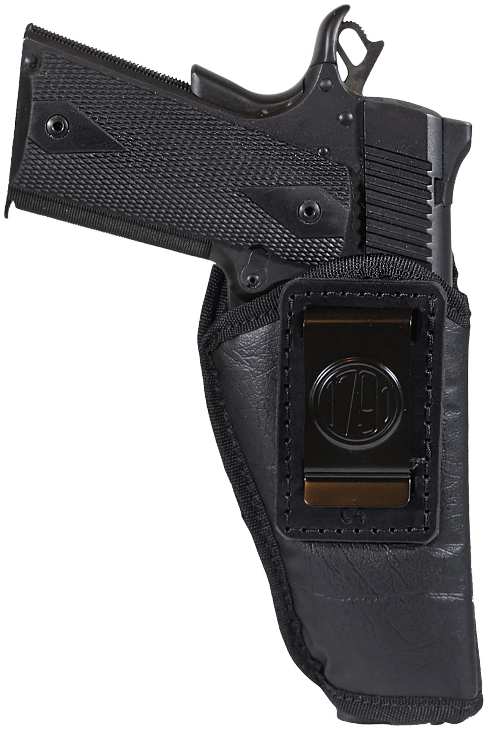 1791 Gunleather EcoCarry Black IWB Compact Long Size 4 Holster Right Hand Concealed Carry