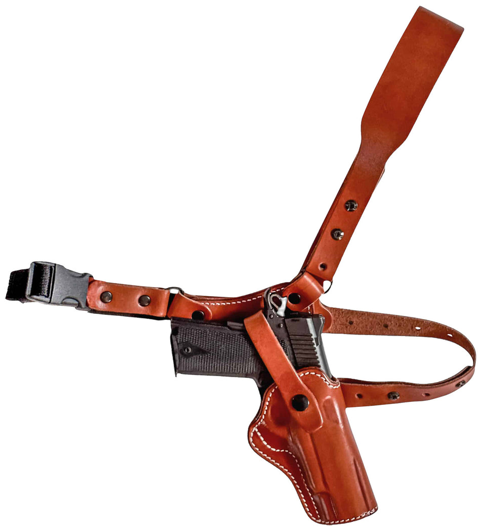 1791 Gunleather Brown 1911 Chest Holster Right Hand
