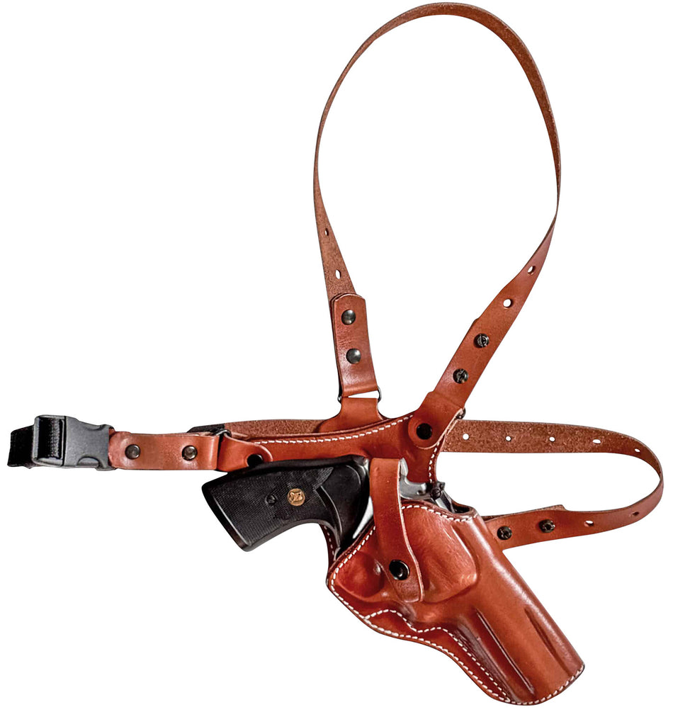 1791 Gunleather PFCRV5CBRR Classic Brown Right Hand Revolver Chest Holster