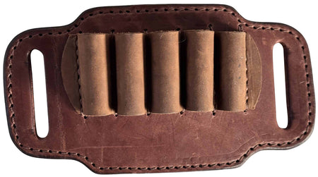 1791 Gunleather 12 Gauge Brown Leather Ammo Belt Slide HNTABS12BRWA