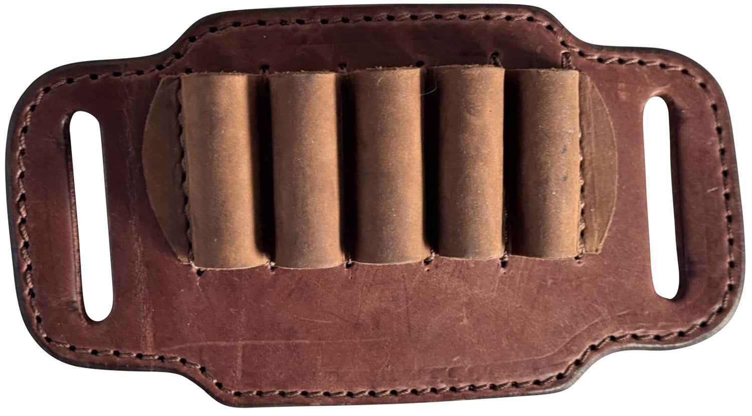 1791 Gunleather Ammo Belt Slide Brown Leather HNTABSMRBRWA