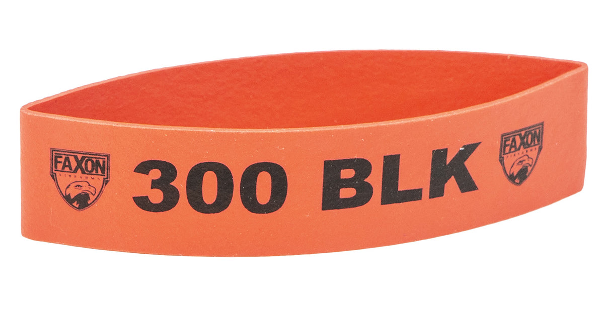 Faxon Firearms FX300MB 300 Blackout Caliber Magazine Marker Bands for AR-15 Red Silicone 10 Per Pack