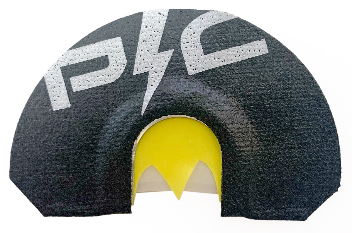 Power Calls 24235 Black/Yellow Mini Yelper Turkey Mouth Call