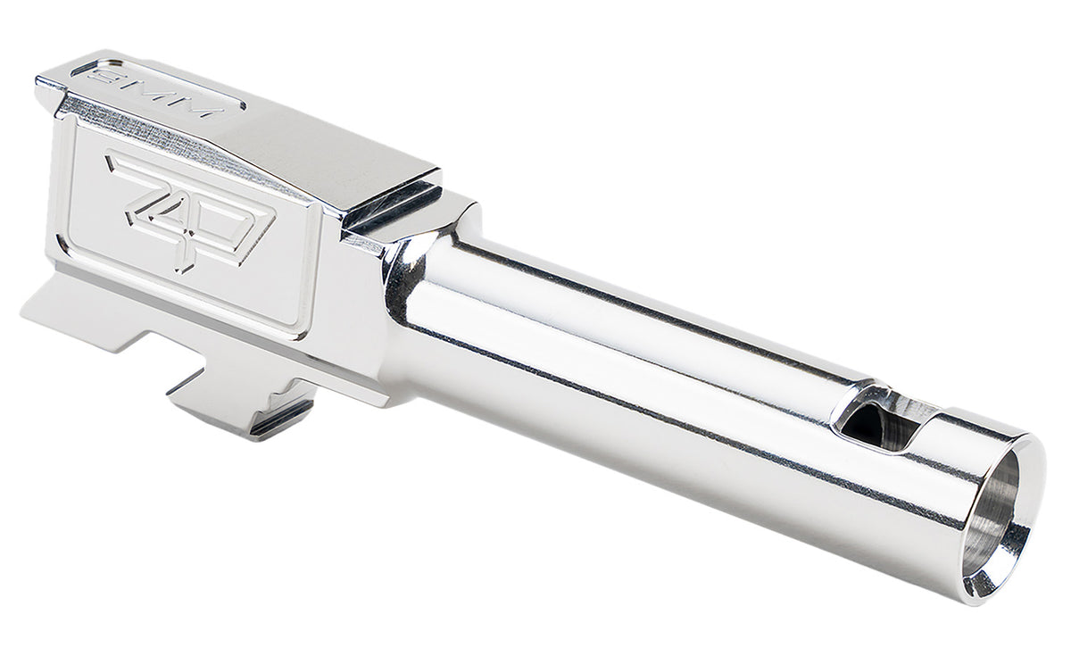 Zaffiri Precision ZP.43BCPSS Glock 43/43x ZPS.1 Blowhole Compensator Slide Silver 416R Stainless