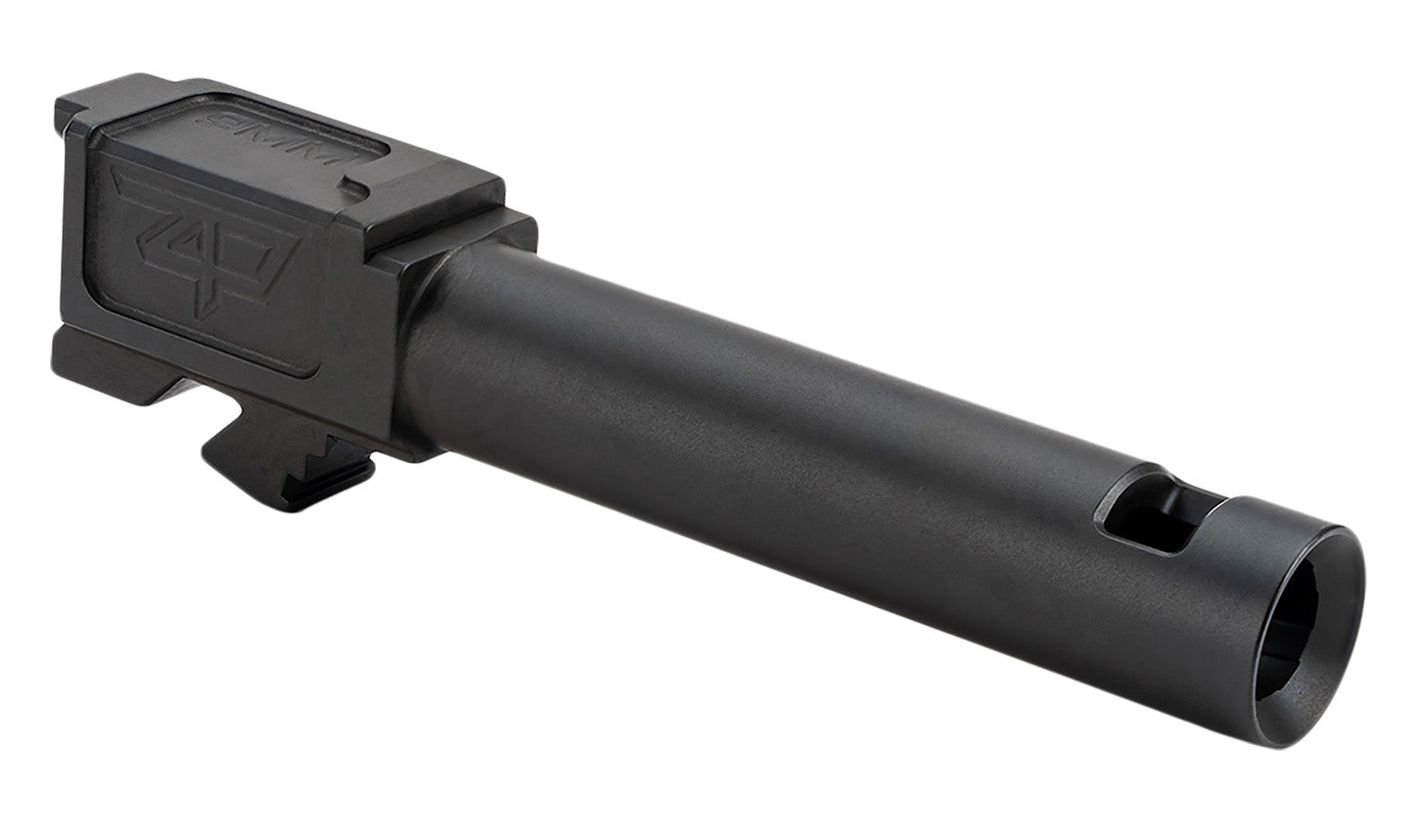 Zaffiri Precision ZP.19BCPBN Glock 19 Gen1-4 ZPS.1 Blowhole Compensator Slide 3.89" Black Stainless