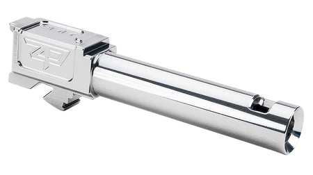 Zaffiri Precision ZP.19BCPSS Glock 19 Gen1-4 ZPS.1 Blowhole Compensator Slide 3.89" Silver Stainless