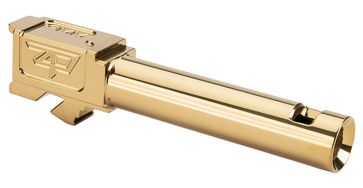 Zaffiri Precision ZP.19G5BCPG Gold 416R Stainless Steel Compensated Slide for Glock 19 Gen 5 3.89"