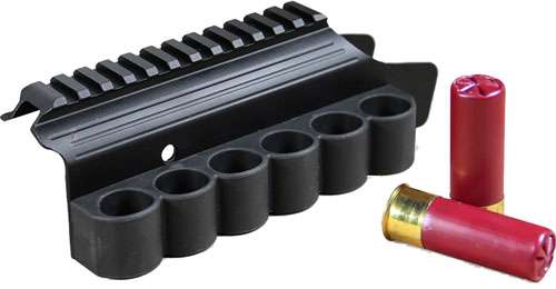Adaptive Tactical Black Saddle Mount Shell Carrier - Mossberg 500/590/930