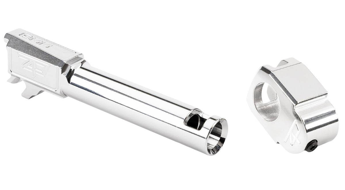 Zaffiri Precision ZP.365BTCSS 9mm Silver Stainless Threadless Compensator for Sig Sauer P365