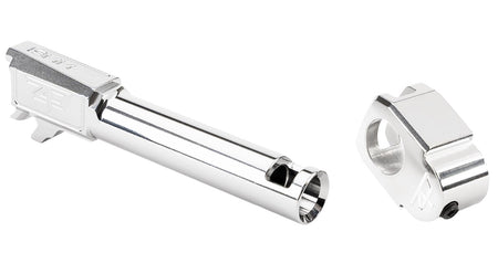 Zaffiri Precision ZP.365BTCSS 9mm Silver Stainless Threadless Compensator for Sig Sauer P365