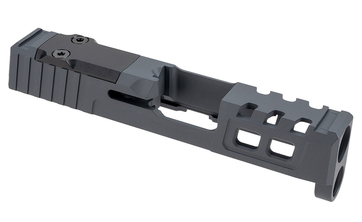 Zaffiri Precision Custom Stainless Steel Slide Fits Springfield Hellcat Sniper Gray