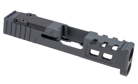 Zaffiri Precision Custom Stainless Steel Slide Fits Springfield Hellcat Sniper Gray