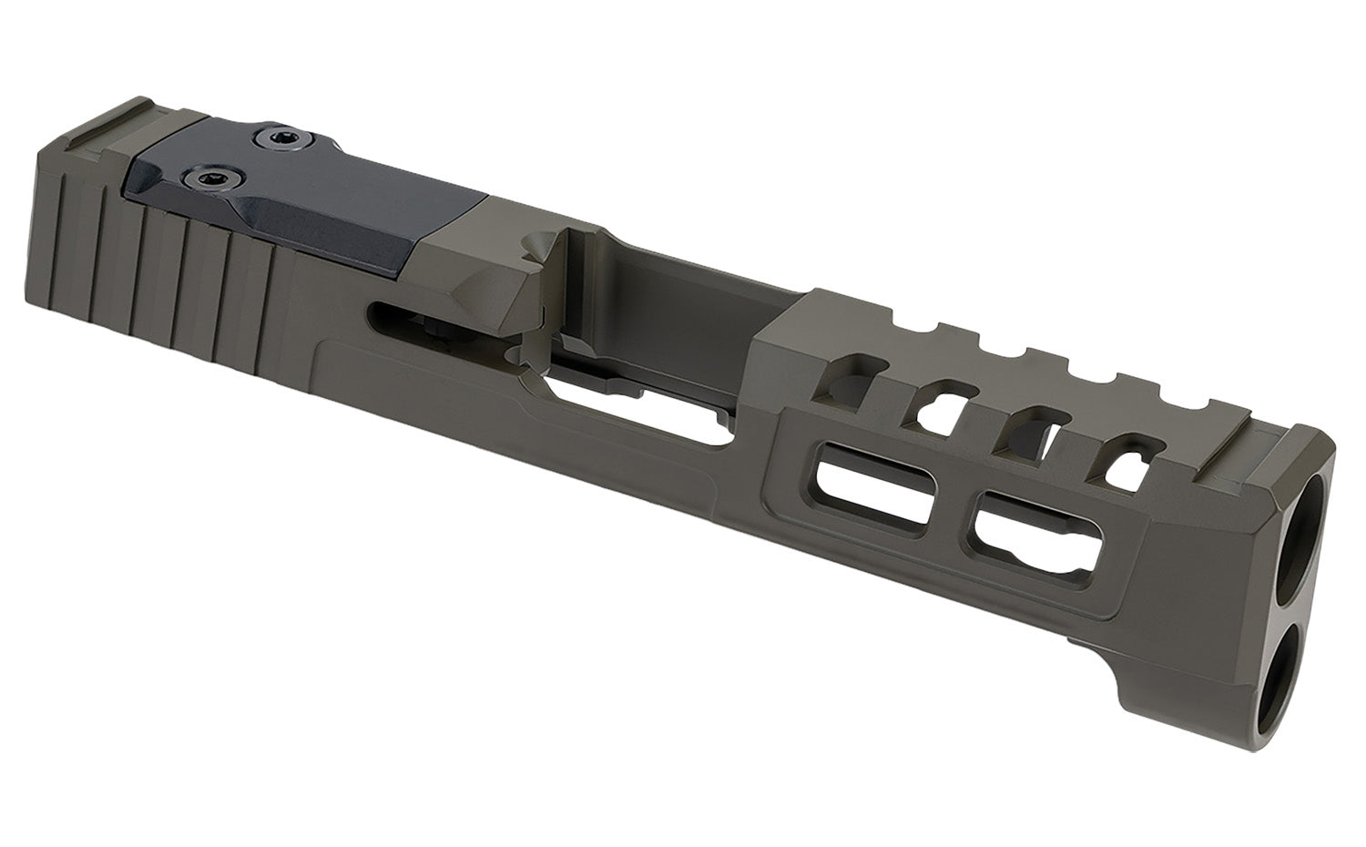 Zaffiri Precision Custom Stainless Steel Slide Fits Springfield Hellcat Pro OD Green