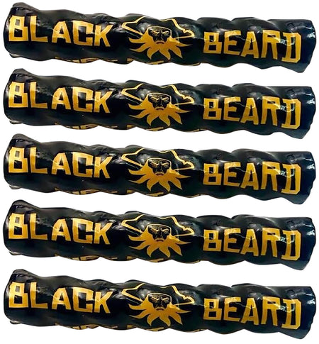 Black Beard 5PACK Braided Cotton Wax-Infused Fire Starter Rope Black